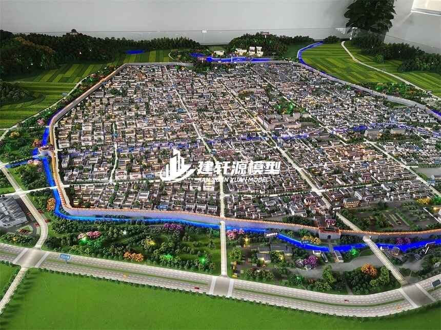 石渠城市规划模型
