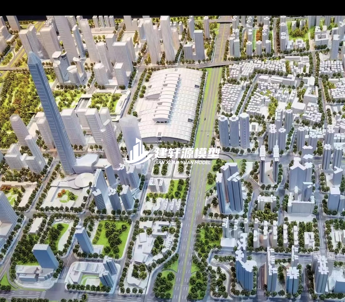 石渠城市规划模型